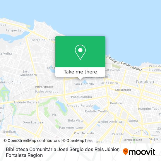 Biblioteca Comunitária José Sérgio dos Reis Júnior map
