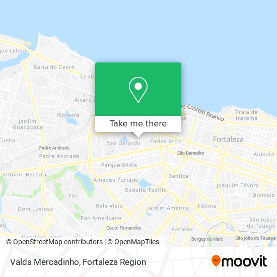 Valda Mercadinho map