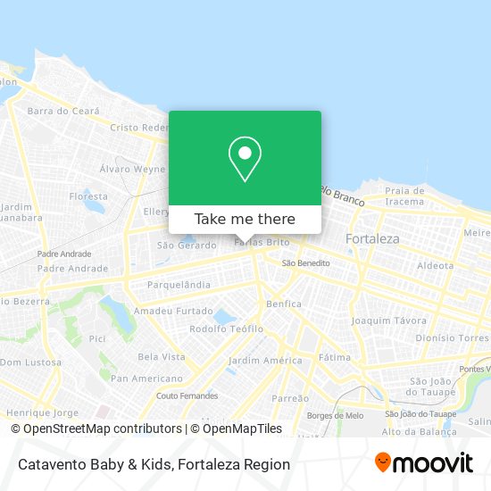 Catavento Baby & Kids map