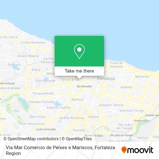 Via Mar Comercio de Peixes e Mariscos map