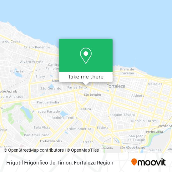 Frigotil Frigorífico de Timon map