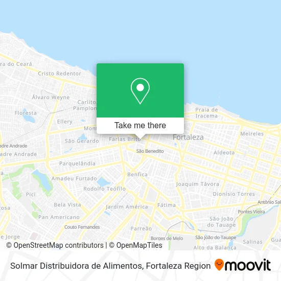 Solmar Distribuidora de Alimentos map