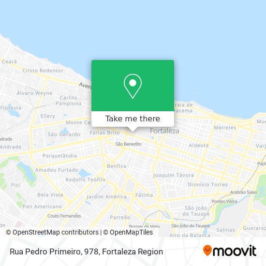Rua Pedro Primeiro, 978 map