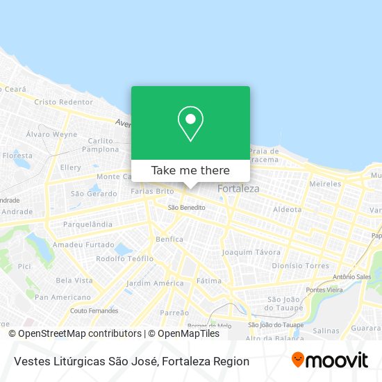 Mapa Vestes Litúrgicas São José