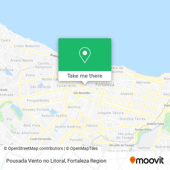 Pousada Vento no Litoral map