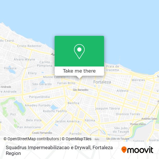 Squadrus Impermeabilizacao e Drywall map