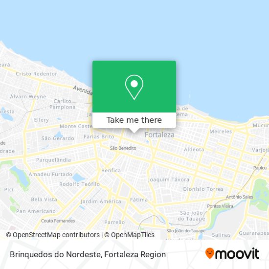 Mapa Brinquedos do Nordeste