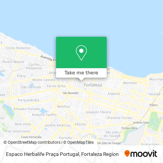 Espaco Herbalife Praça Portugal map