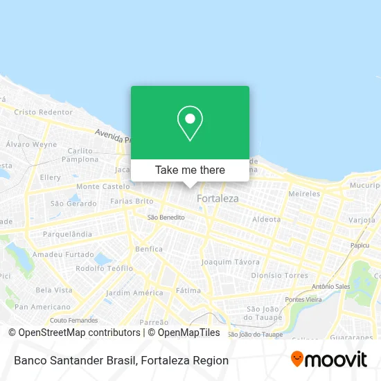Banco Santander Brasil map