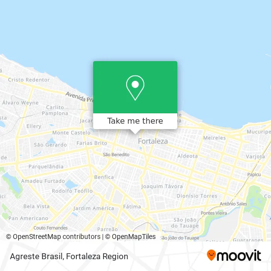 Agreste Brasil map