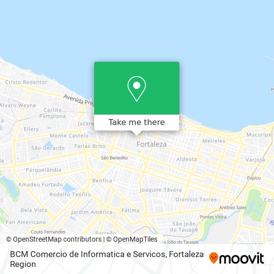 BCM Comercio de Informatica e Servicos map