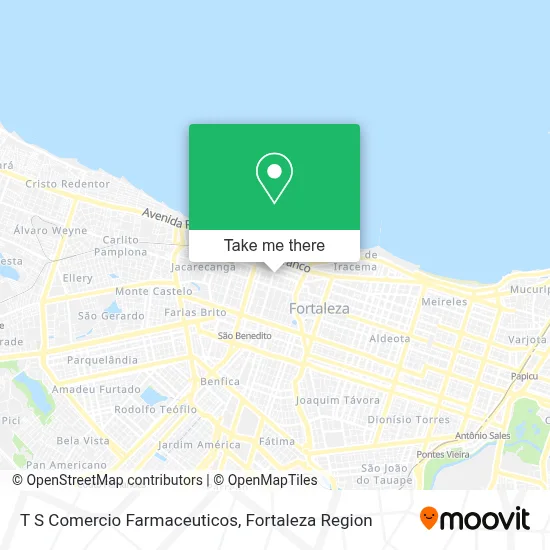 T S Comercio Farmaceuticos map