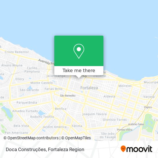 Doca Construções map