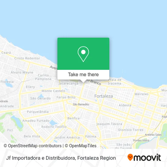 Jf Importadora e Distribuidora map