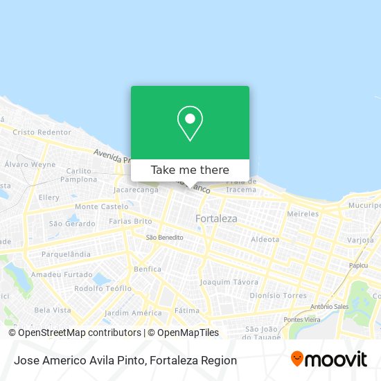 Jose Americo Avila Pinto map