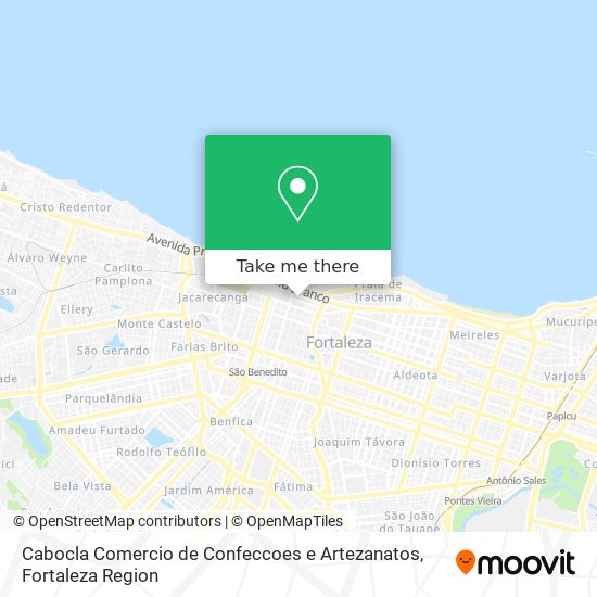 Cabocla Comercio de Confeccoes e Artezanatos map