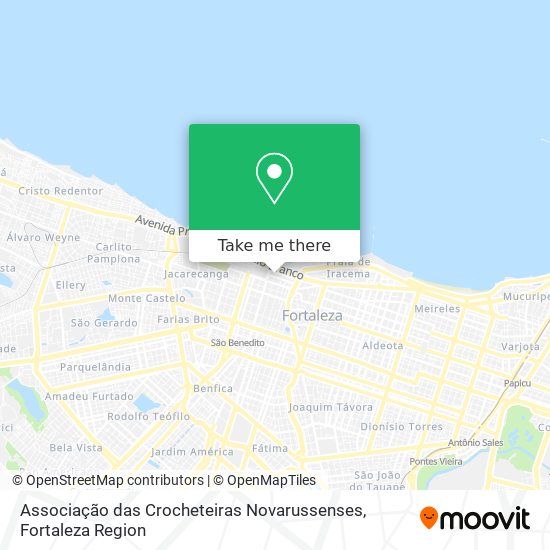 Associação das Crocheteiras Novarussenses map