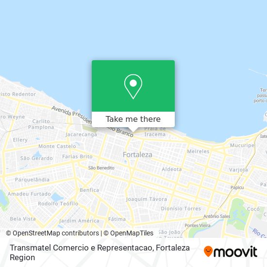 Transmatel Comercio e Representacao map