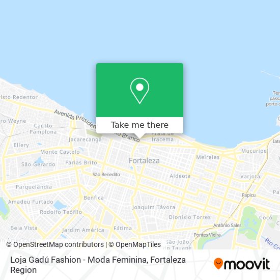 Loja Gadú Fashion - Moda Feminina map