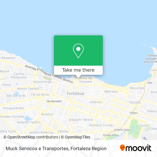 Muck Servicos e Transportes map