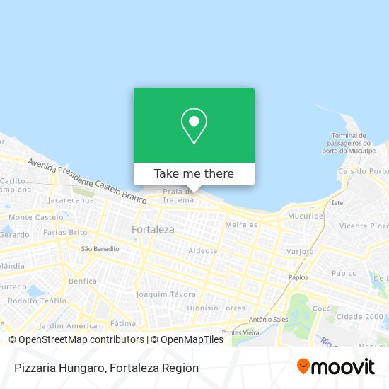 Pizzaria Hungaro map