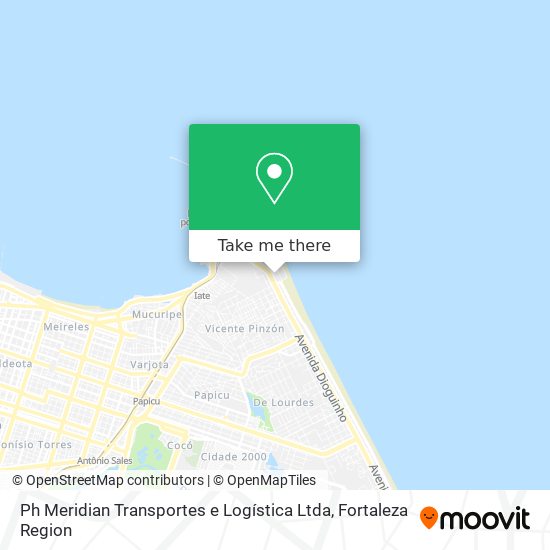 Mapa Ph Meridian Transportes e Logística Ltda