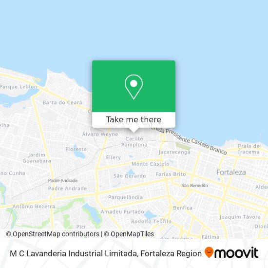 M C Lavanderia Industrial Limitada map