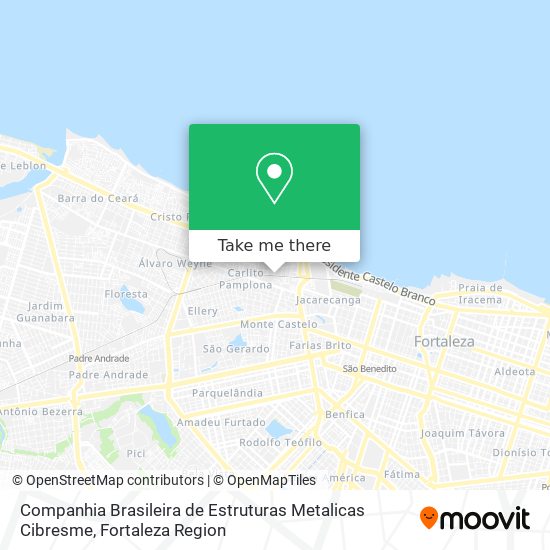 Companhia Brasileira de Estruturas Metalicas Cibresme map