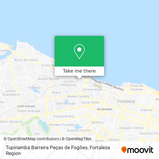 Tupinambá Barreira Peças de Fogões map