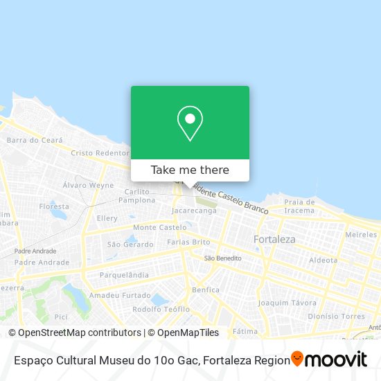Espaço Cultural Museu do 10o Gac map