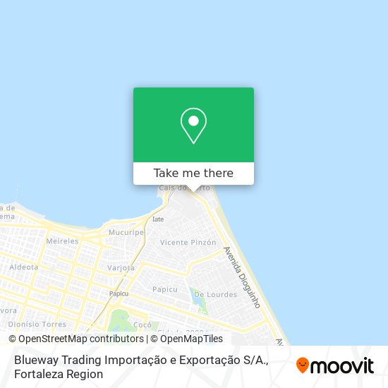 Blueway Trading Importação e Exportação S / A. map