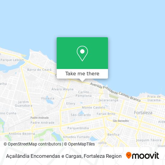 Açailândia Encomendas e Cargas map