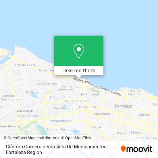 Cifarma Comercio Varejista De Medicamentos map