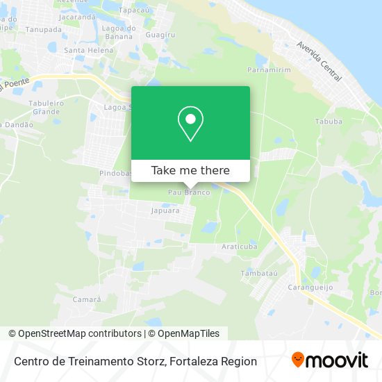 Centro de Treinamento Storz map