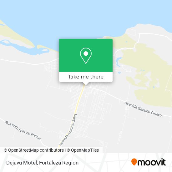 Dejavu Motel map