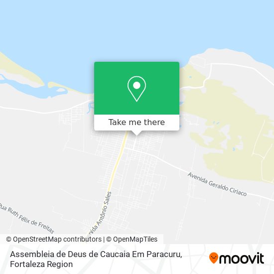 Assembleia de Deus de Caucaia Em Paracuru map