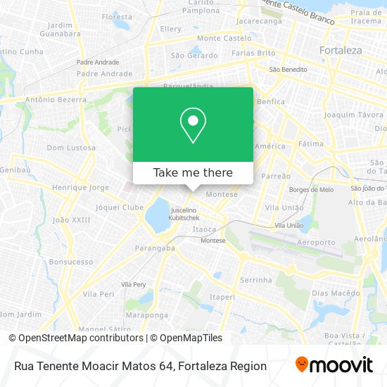 Rua Tenente Moacir Matos 64 map