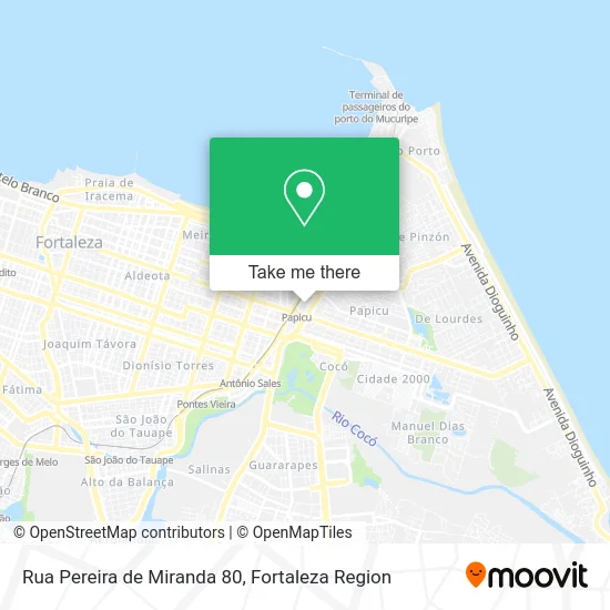 Rua Pereira de Miranda 80 map