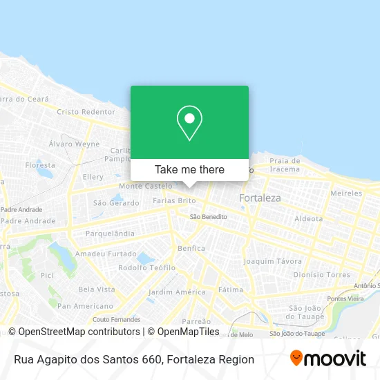 Rua Agapito dos Santos 660 map