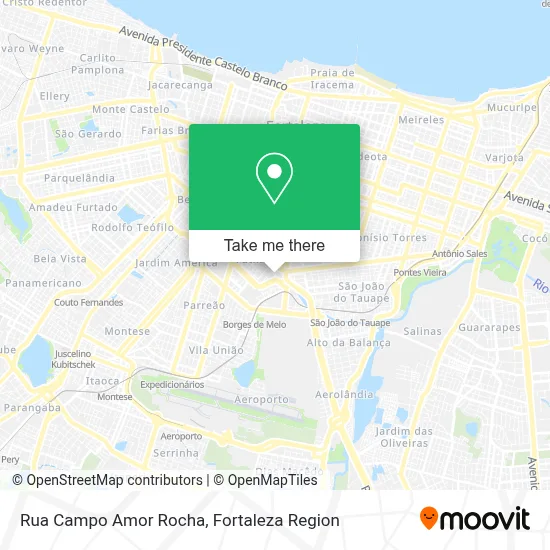 Rua Campo Amor Rocha map