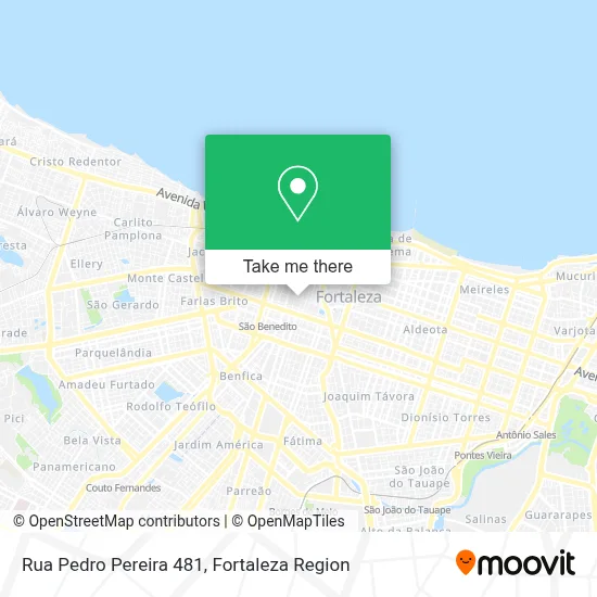 Rua Pedro Pereira 481 map
