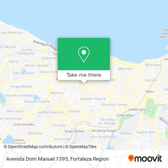 Mapa Avenida Dom Manuel 1395