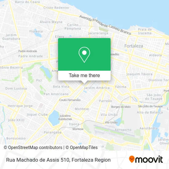 Rua Machado de Assis 510 map