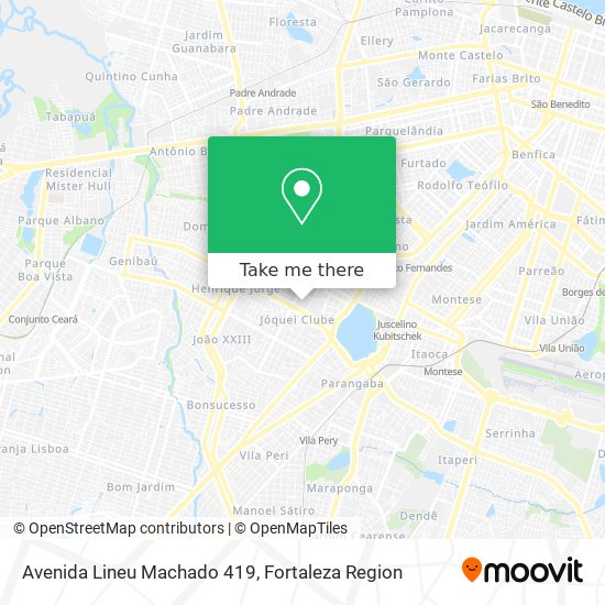 Avenida Lineu Machado 419 map