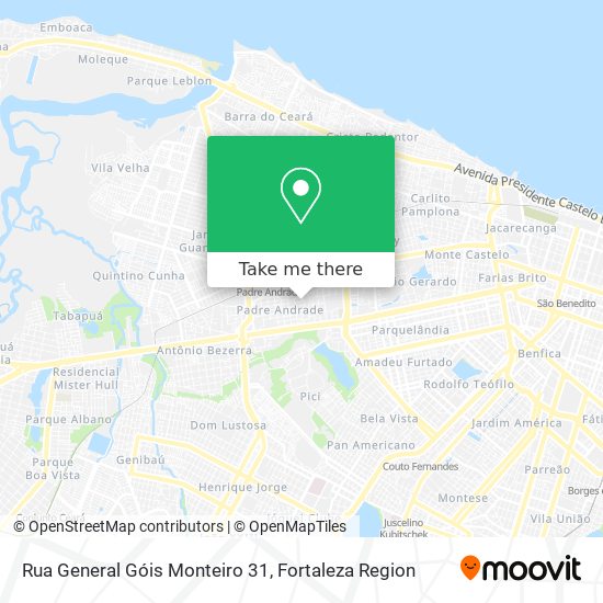 Mapa Rua General Góis Monteiro 31