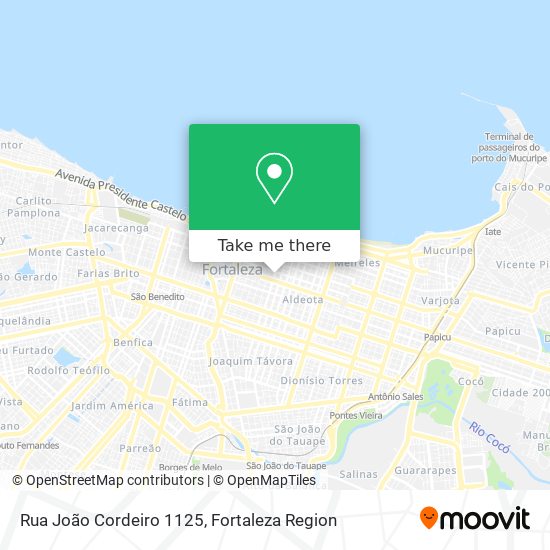 Rua João Cordeiro 1125 map