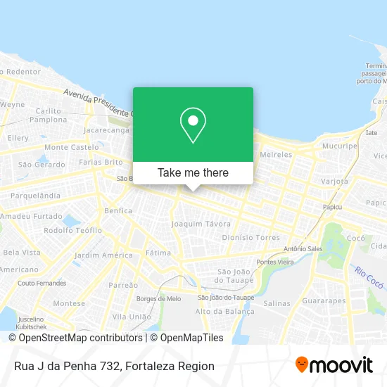 Rua J da Penha 732 map