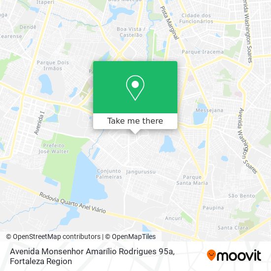 Mapa Avenida Monsenhor Amarílio Rodrigues 95a