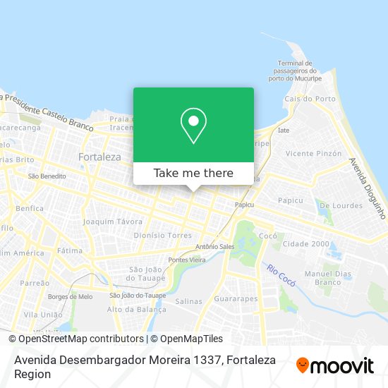 Avenida Desembargador Moreira 1337 map
