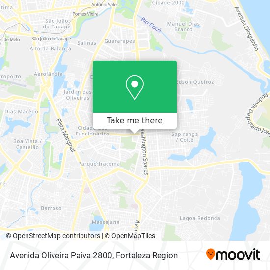 Avenida Oliveira Paiva 2800 map